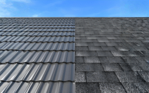 Learning what type of roofing, metal or asphalt, is best for your home with 1st Choice Home Solutions