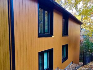Insulated siding installation improving energy efficiency for an Ontario home